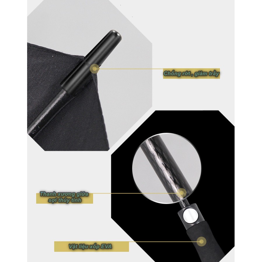 Golf Umbrella 30-inch Ô Dù Đa Thời Tiết Men Black
