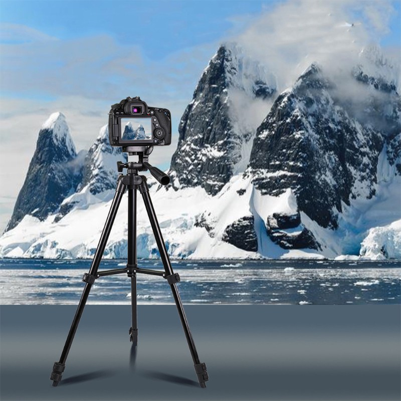 Chân Tripod Mini 25.6inch / 65cm Kèm Giá Đỡ Điện Thoại Tiện Dụng