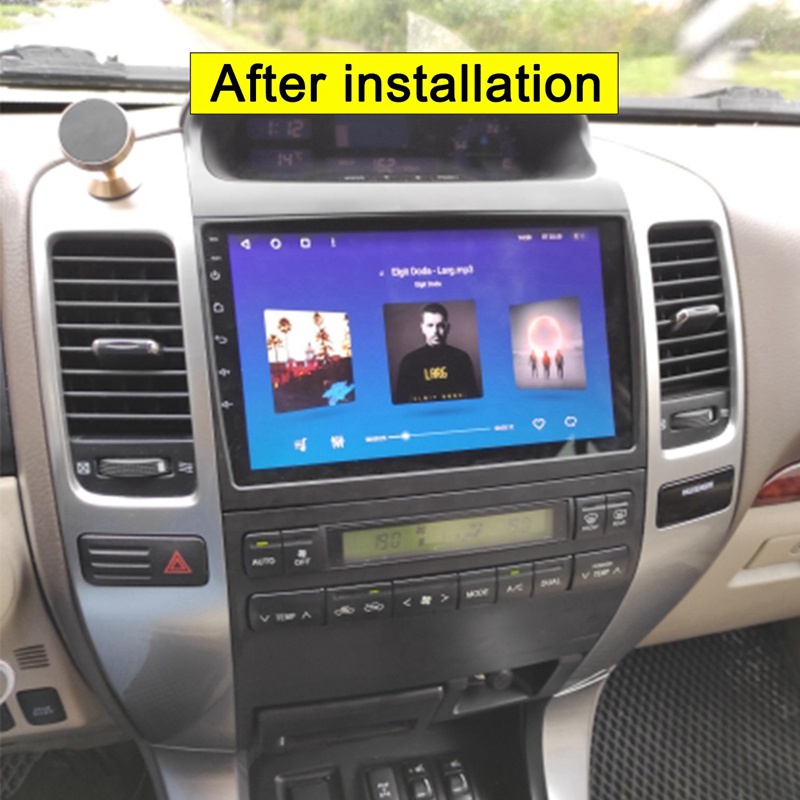 Bộ Khung Gắn Bảng Điều Khiển Radio Cho Xe Hơi Toyota Prado 120 J120 DVD