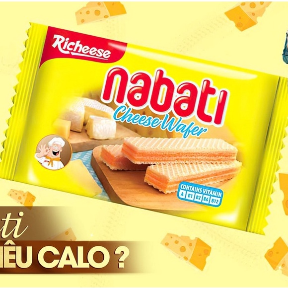 10 Bánh Natabi vị pho mai và socola^