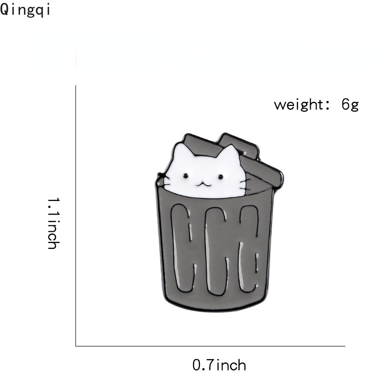 Ghim cài áo Miss Zoe hình mèo con xinh xắn