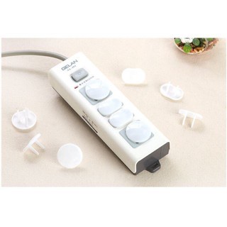 Nút Bịt Ổ Điện Chống Cháy, Chống Giật An Toàn Cho Bé- Che Ổ Điện 2 Chân