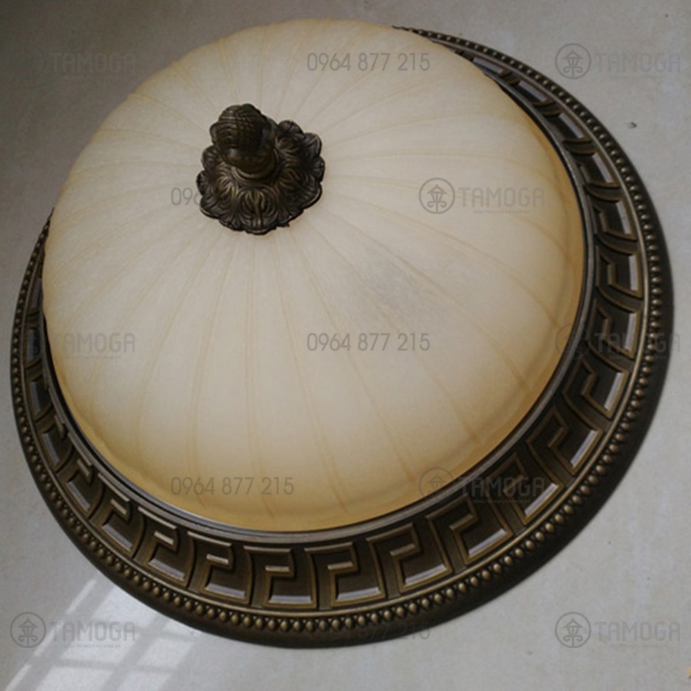 Đèn mâm ốp trần cổ điển HAPOVA LEWIN C022 đường kính 500mm