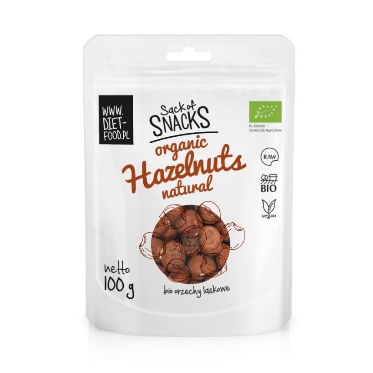 Hạt Phỉ Hữu Cơ Hazelnuts Đã Tách Vỏ - Gói 100g Diet Food