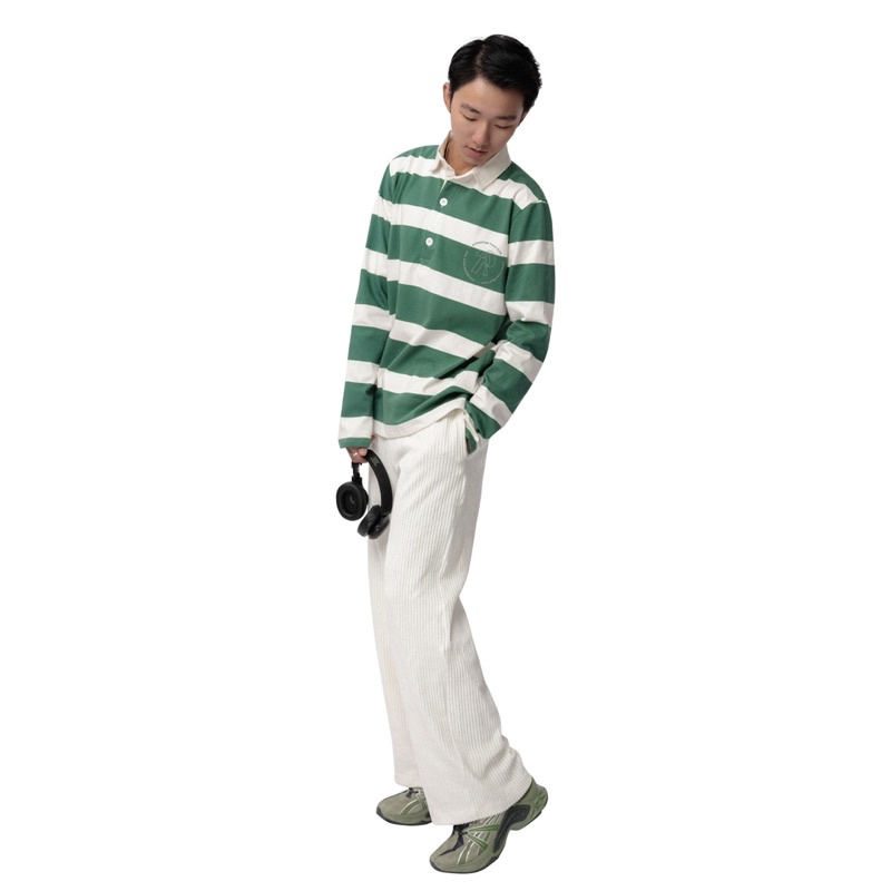 ÁO POLO TAY DÀI HOẠ TIẾT SỌC UNISEX “HYPNOTISM”