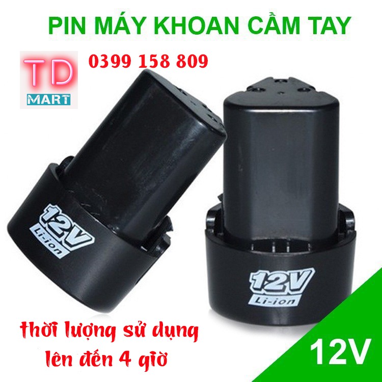 Pin Máy Khoan Cầm Tay 12 V Li-Ion 1500mAh chất lượng tốt