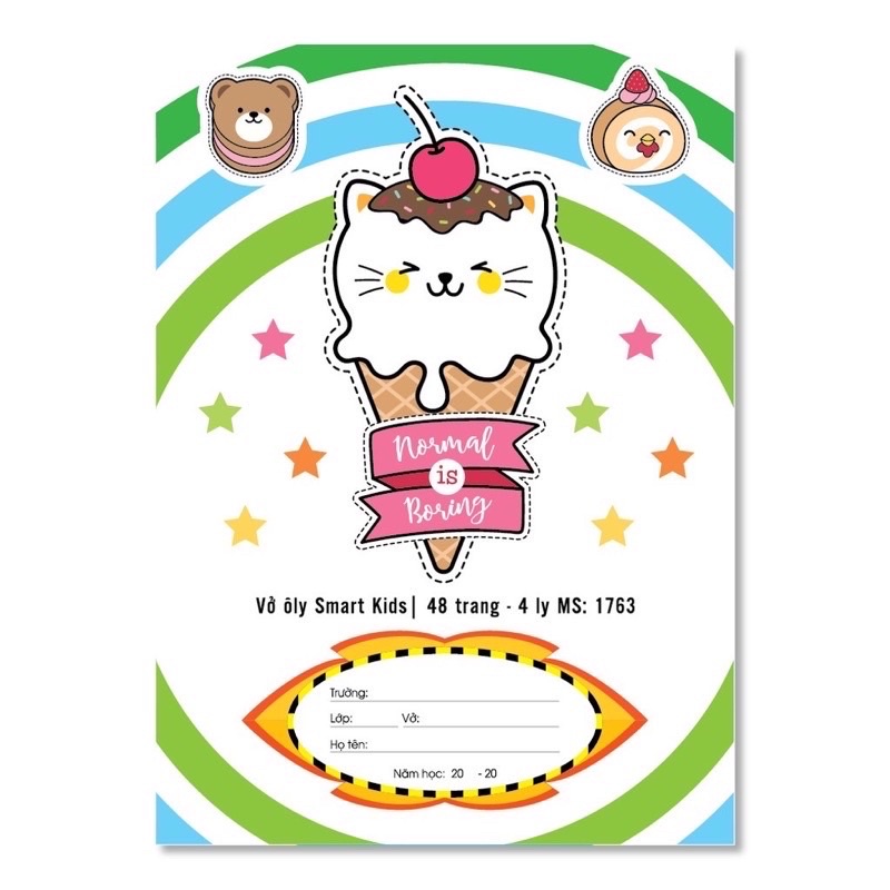 SỈ 10 TẬP VỞ 48trang Smart Kids.HẢI TIẾN CHỐNG LOÁ