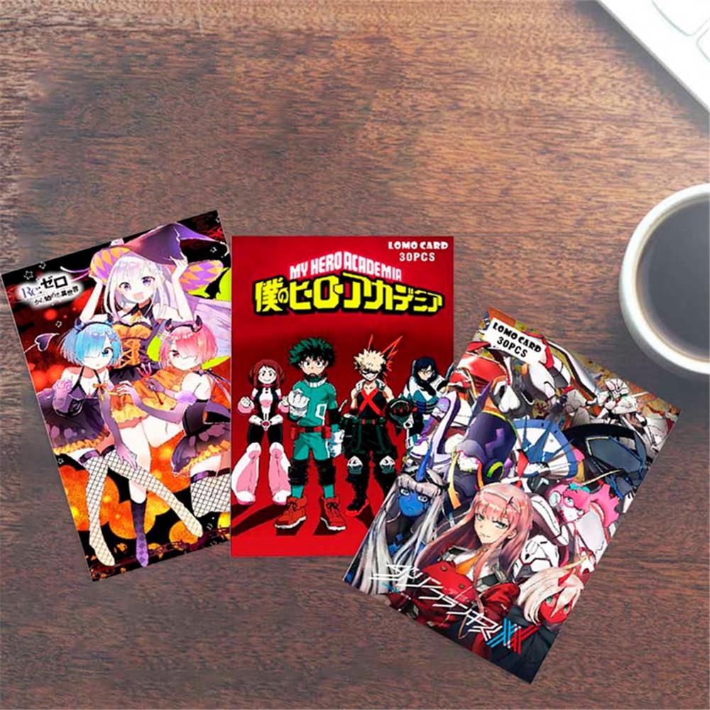 Bưu Thiếp Mini In Hình Nhân Vật Hoạt Hình Haikyuu Bộ Sưu Tập Thiệp Chúc Mừng Học Viện Anh Hùng