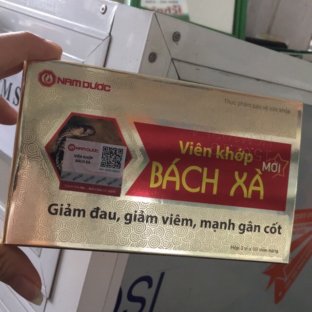 Viên khớp Bách Xà mới - Dành cho người bị viêm khớp, sưng khớp, đau khớp, thoái hóa khớp, giúp vận động linh hoạt