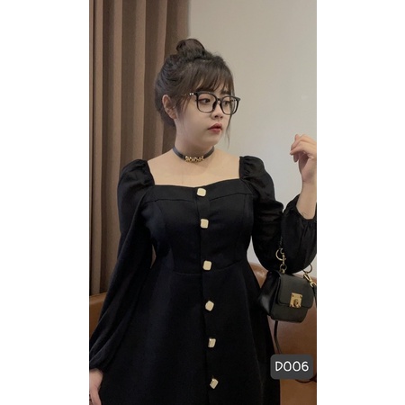 D006 Váy Nút Ngọc Maii Thươngg Bigsize | BigBuy360 - bigbuy360.vn