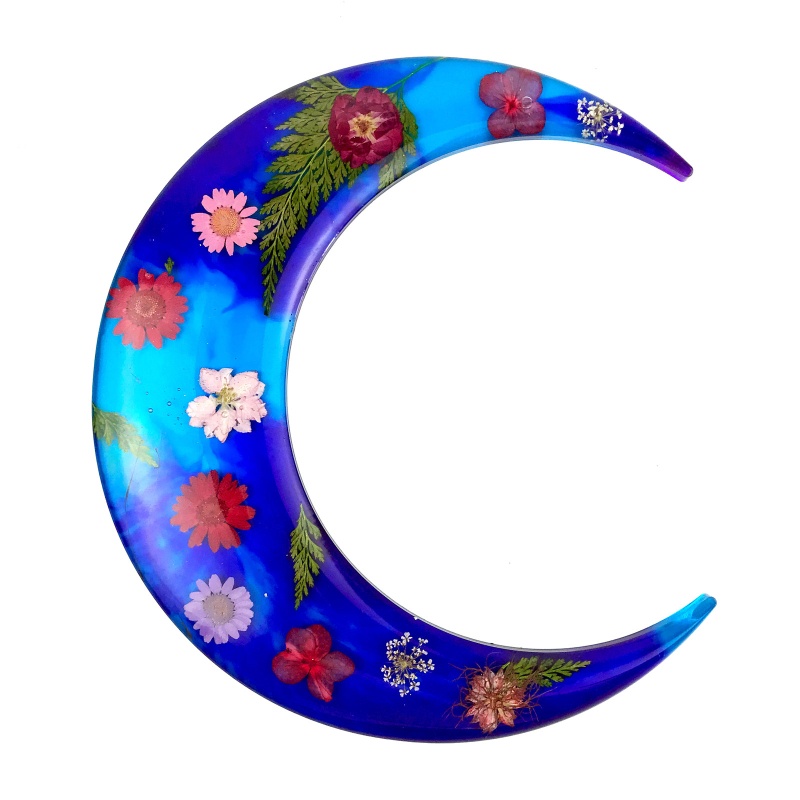 Khuôn Silicone Làm Mặt Dây Chuyền Hình Phù Thủy / Mặt Trăng Treo Tường Trang Trí