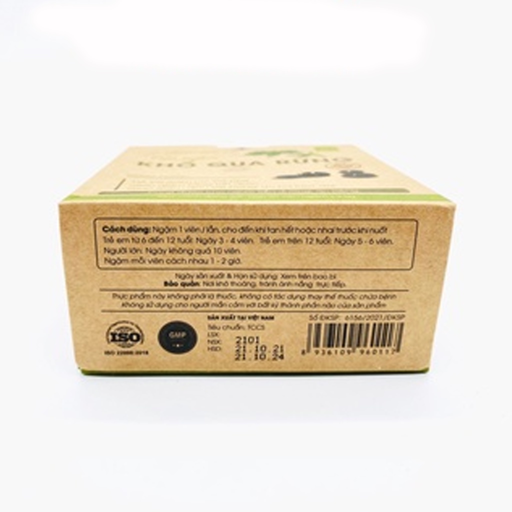 Viên Ngậm Ho Khổ Qua Rừng Mudaru Hộp 20 Viên