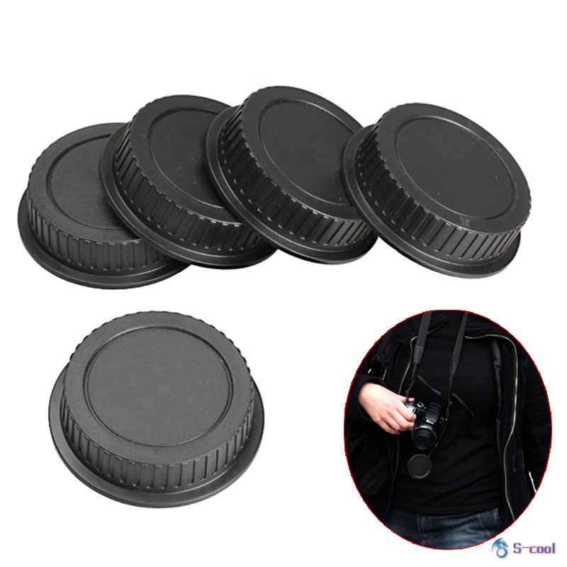 Set 5 nắp tròn cho ống kính sau camera Canon EF ES-S EOS | BigBuy360 - bigbuy360.vn
