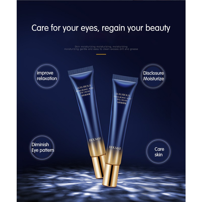 [Hàng mới về] Kem Dưỡng Da Mắt Hyaluronic Acid Dưỡng Ẩm Loại Bỏ Bọng Mắt Quầng Thâm Làm Săn Chắc Da Hiệu Quả | BigBuy360 - bigbuy360.vn