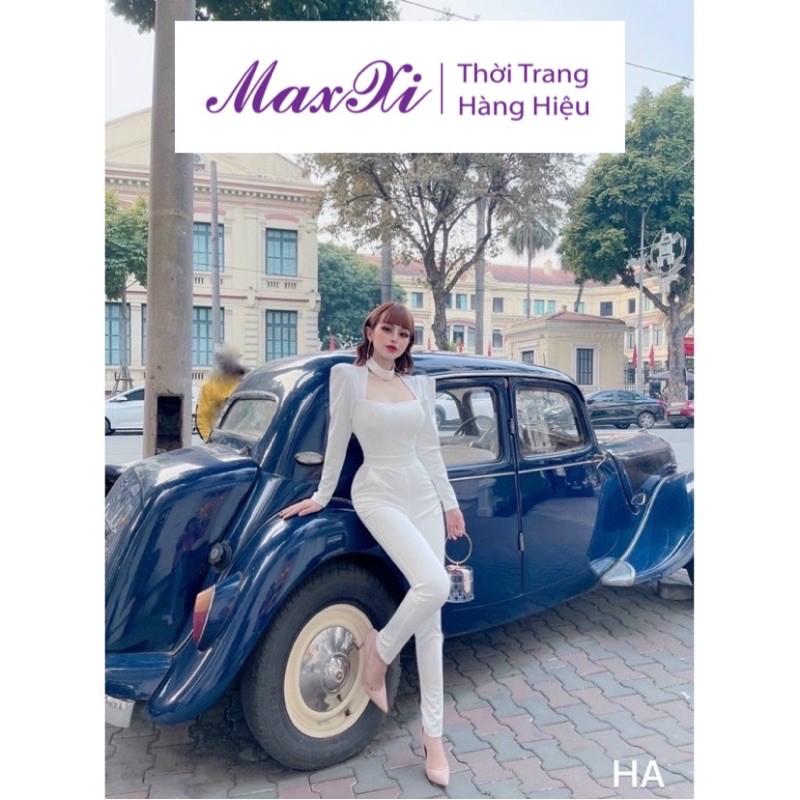 Bộ Jumpsuit Nữ Sang Chảnh 2 Màu Đen Trắng