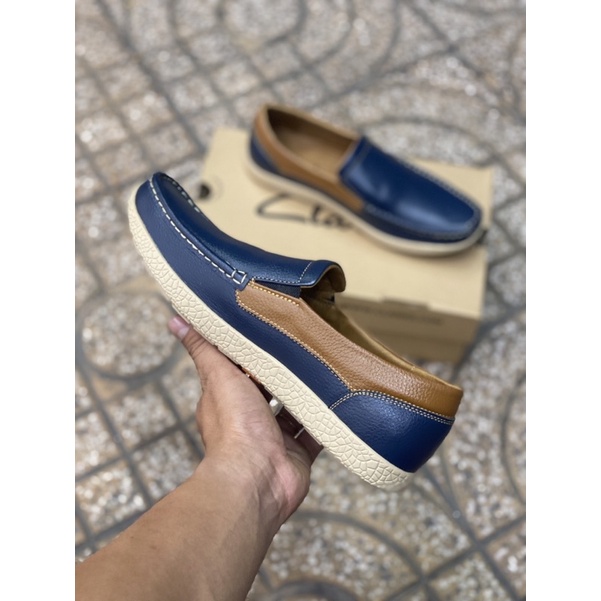 Giày Clarks da bò cao cấp
