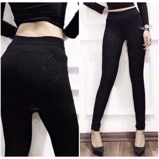 Quần Legging Lửng Ngố, Dài, Nâng Mông Cạp Cao Siêu Hot Siêu Co Giãn Loại 1