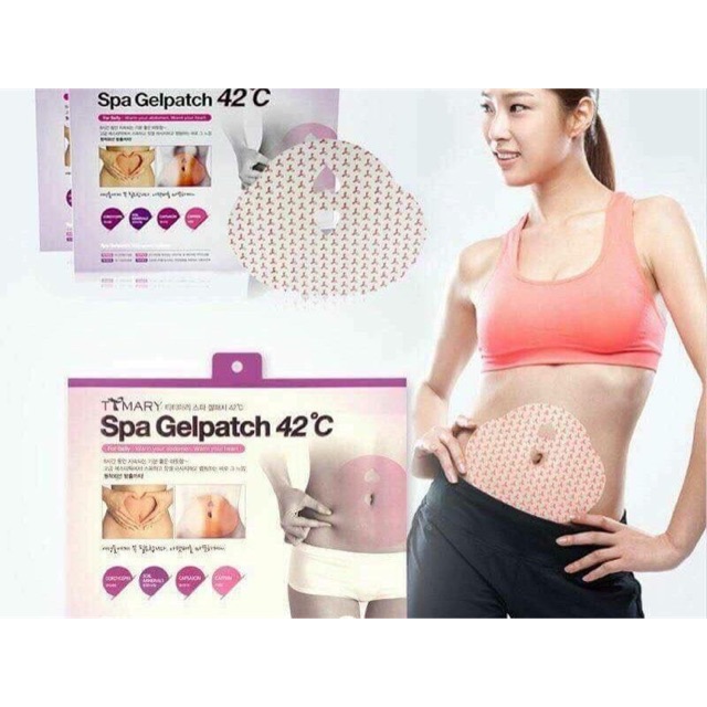 Miếng Dán Tan Mỡ Bụng Ttmary Spa Gel Patch 42°C