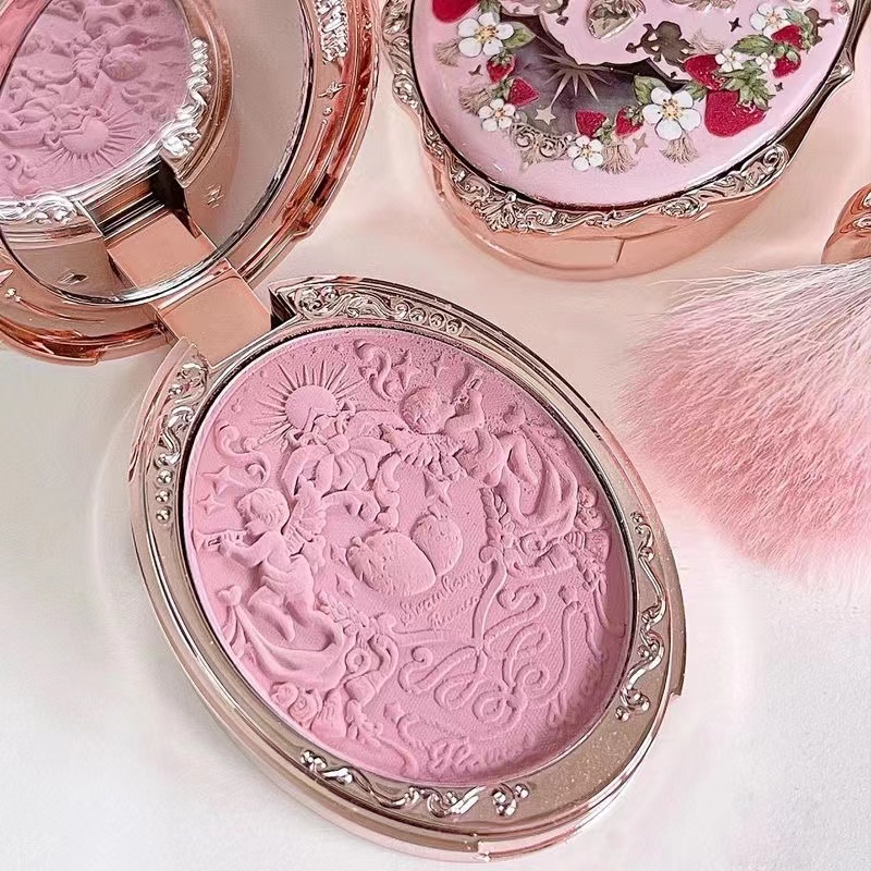 Phấn Má Hồng Dâu Tây Rococo Màu Sắc Tinh Tế Lâu Trôi Chống Thấm Nước