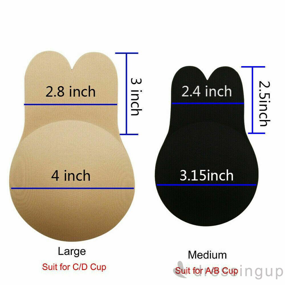 DRESSINGUP-Miếng dán ngực nâng ngực tàng hình D 8 10cm