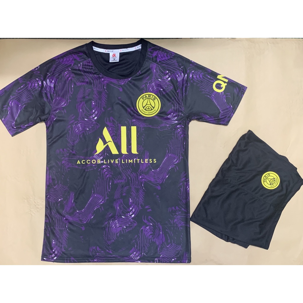 Áo Đá Bóng Psg Mùa Giải 22-23 Bộ Đồ Bóng Đá Paris Saint Germain Chất Vải Thái Cao Cấp Thấm Hút Mồ Chuẩn Thi Đấu Đá Banh