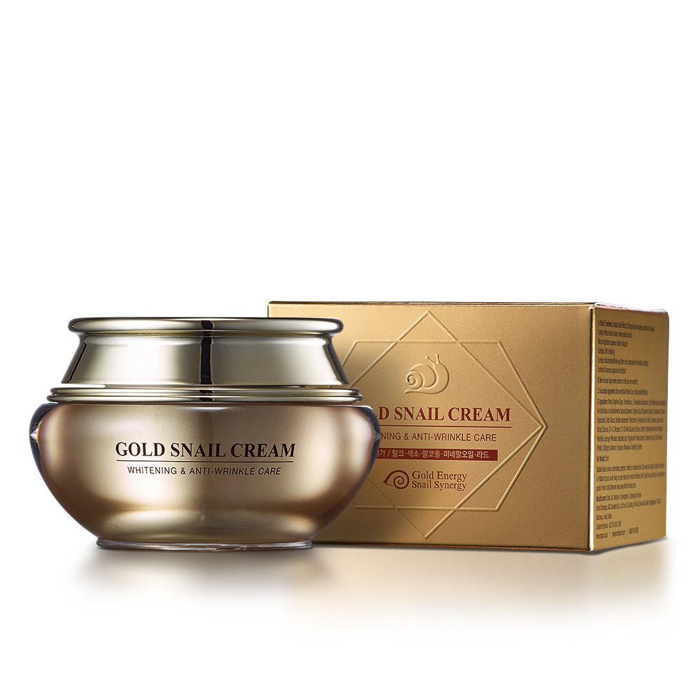 Kem Dưỡng Ẩm Trắng Da Chống Lão Hoá Gold Snail Từ Ốc Sên Vàng 24k Cream Gold Energy Snail Synergy 50ml