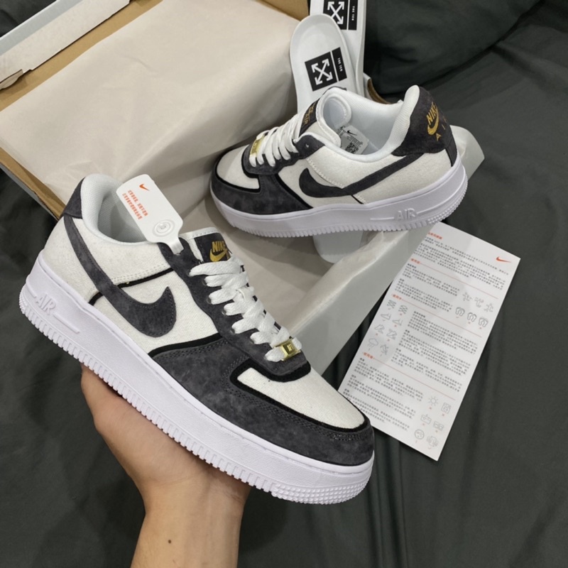 GIÀY AIR AF1 XÁM TRẮNG DA LỘN LAI AU [ FULL BOX + FREE SHIP ] | BigBuy360 - bigbuy360.vn