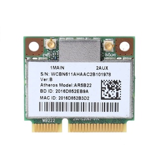 Wireless Mini PCI E WLAN Card With Bluetooth 3.0 PINH-long For Azurewave AW-NB037H 802.11nbg