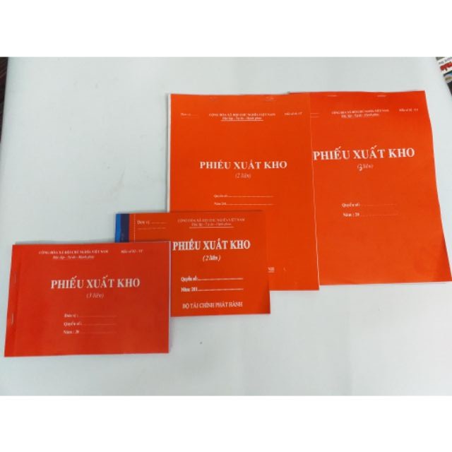 [Combo 10/5] Phiếu xuất kho 2 liên a4