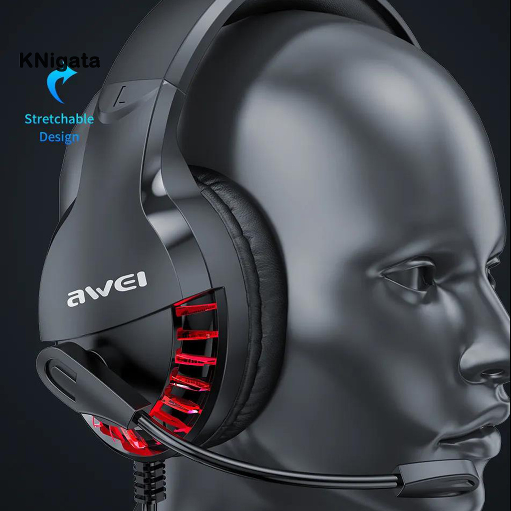 AWEI Tai Nghe Dạng Chụp Tai Jack 3.5mm Chuyên Dụng Cho Game Thủ | BigBuy360 - bigbuy360.vn