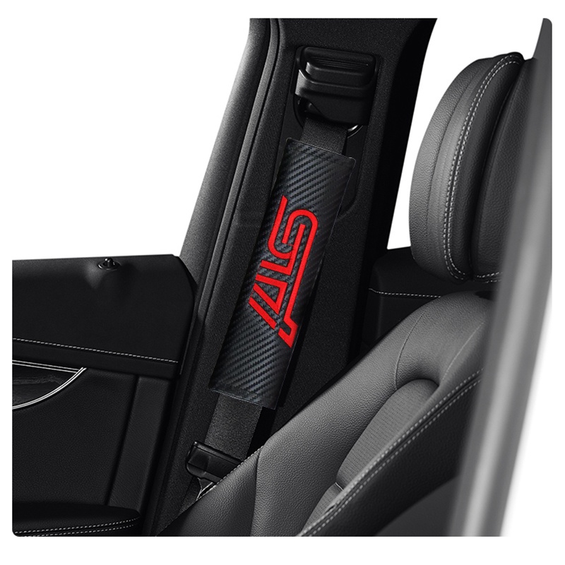 1 Đệm Bọc Dây Đai An Toàn Bằng Sợi Carbon Thoáng Khí Cho Subaru Impreza WRX STI GDA GDB Forester Liberty