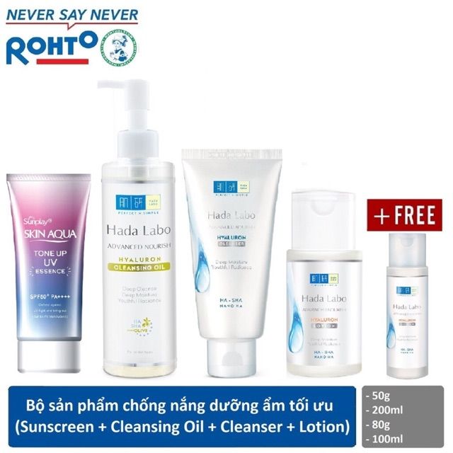 Trọn bộ sản phẩm chăm sóc da