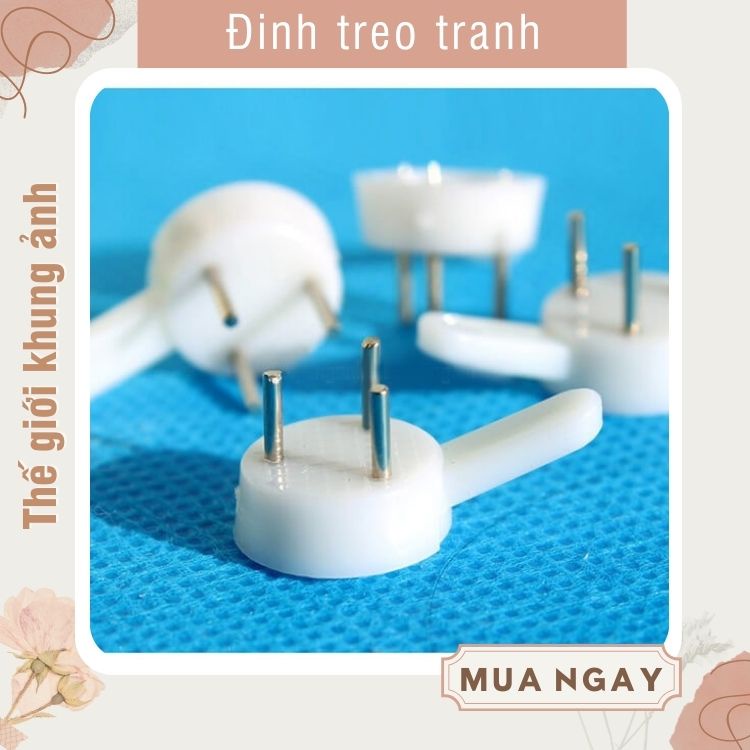 Khung ảnh treo tường cỡ 13x18, tặng kèm đinh và móc treo tường