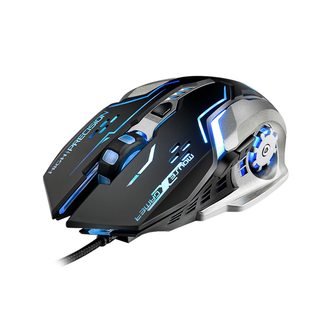 Chuột Gaming Hel + Ywyt G815 6 Nút Bấm Nhiều Màu Sắc