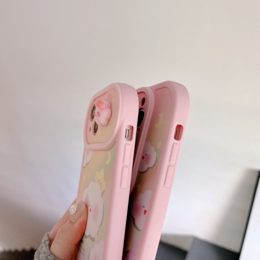 Ốp Điện Thoại Mềm Chống Rơi Họa Tiết Hoạt Hình Cho iPhone 11 / 12 / 12PRO MAX / 13PRO MAX / XR / XS