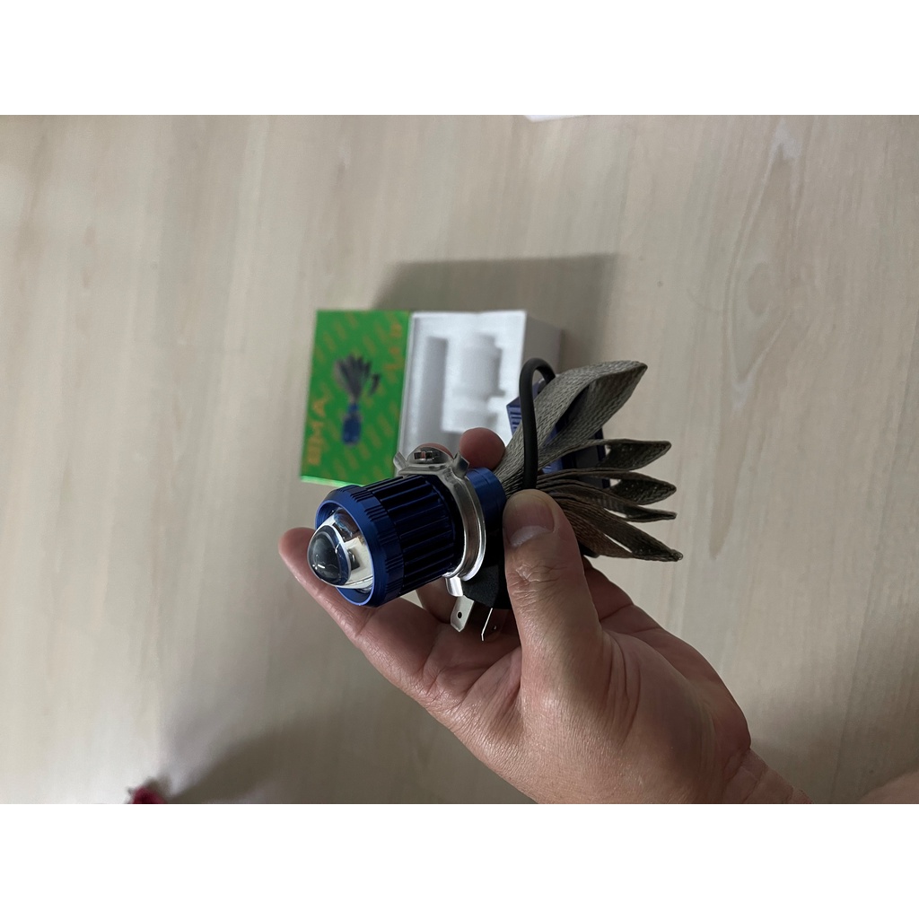 New 2022 - Bi cầu Led chân H4 chính hãng BMA - Ánh sáng trắng 6000 kelvin