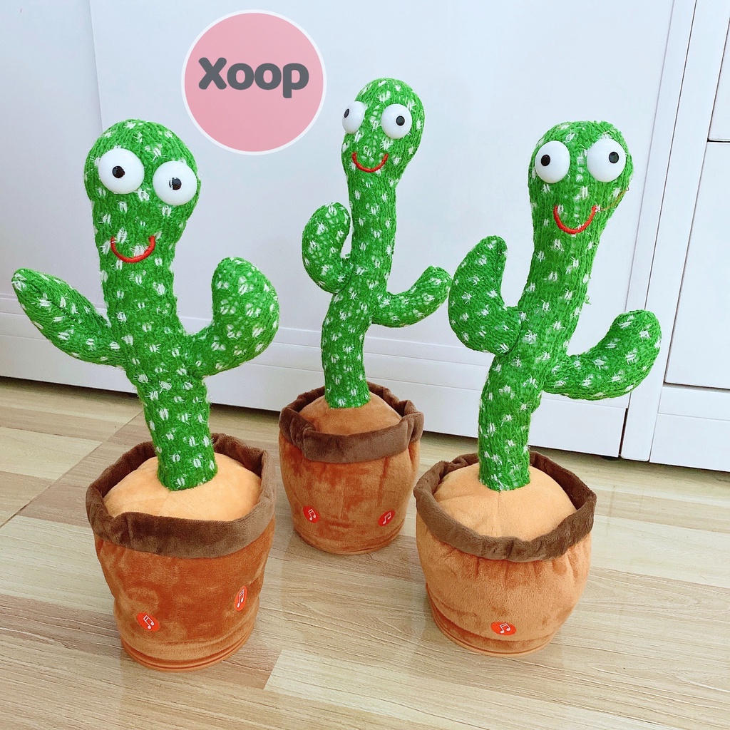 Đồ chơi cây xương rồng nhảy múa hỗ trợ 120 bài hát tiếng việt biết nhại tiếng nói độc đáo vui nhộn  home giay