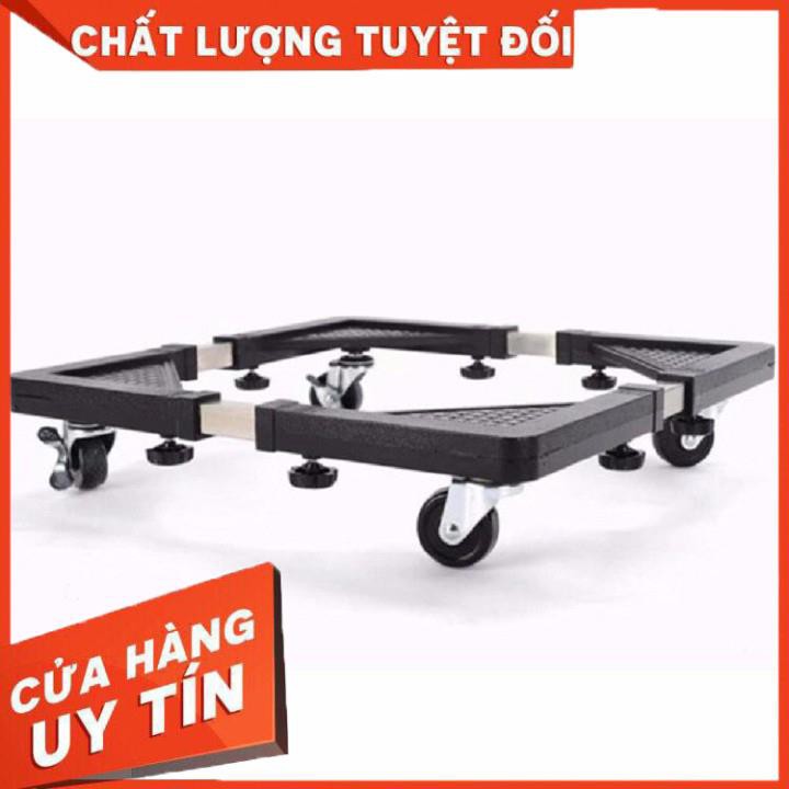 [XẢ KHO+FREE SHIP]  Kệ inox chân máy giặt tủ lạnh đa năng chống rung lắc loại có bánh xe