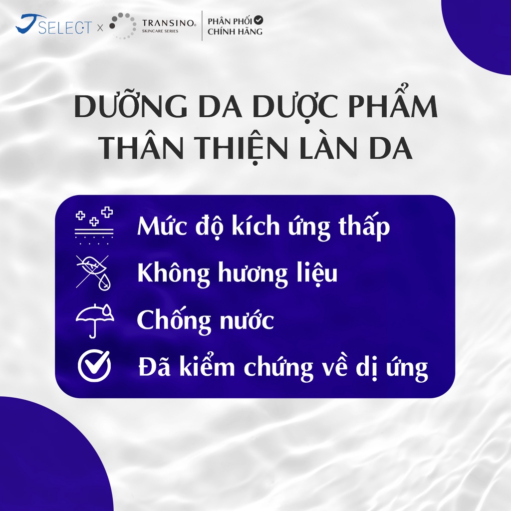 Kem che khuyết điểm chống tia UV và dưỡng trắng TRANSINO 2.5g