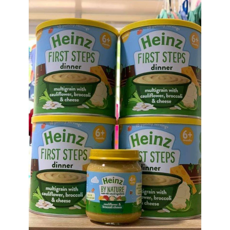Bột ăn dặm Heinz súp lơ bông cải phô mai UK