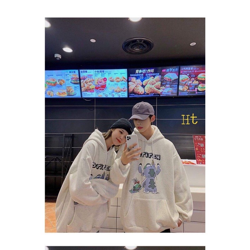 Áo hoodie stit kéo bạn HT11