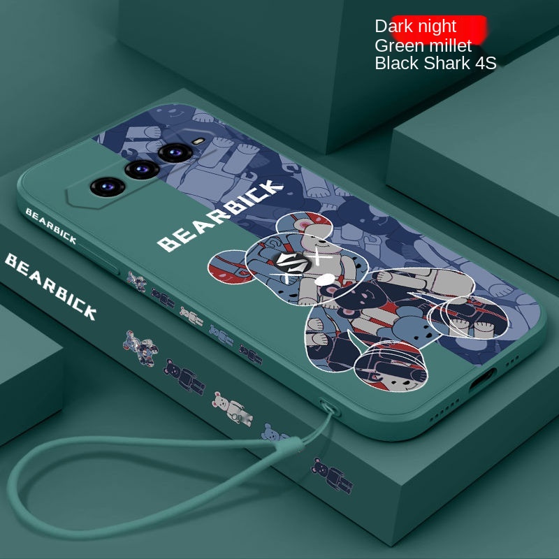 Ốp điện thoại chống rơi họa tiết cá mập màu đen sáng tạo cho millet black shark 4S 4sPro