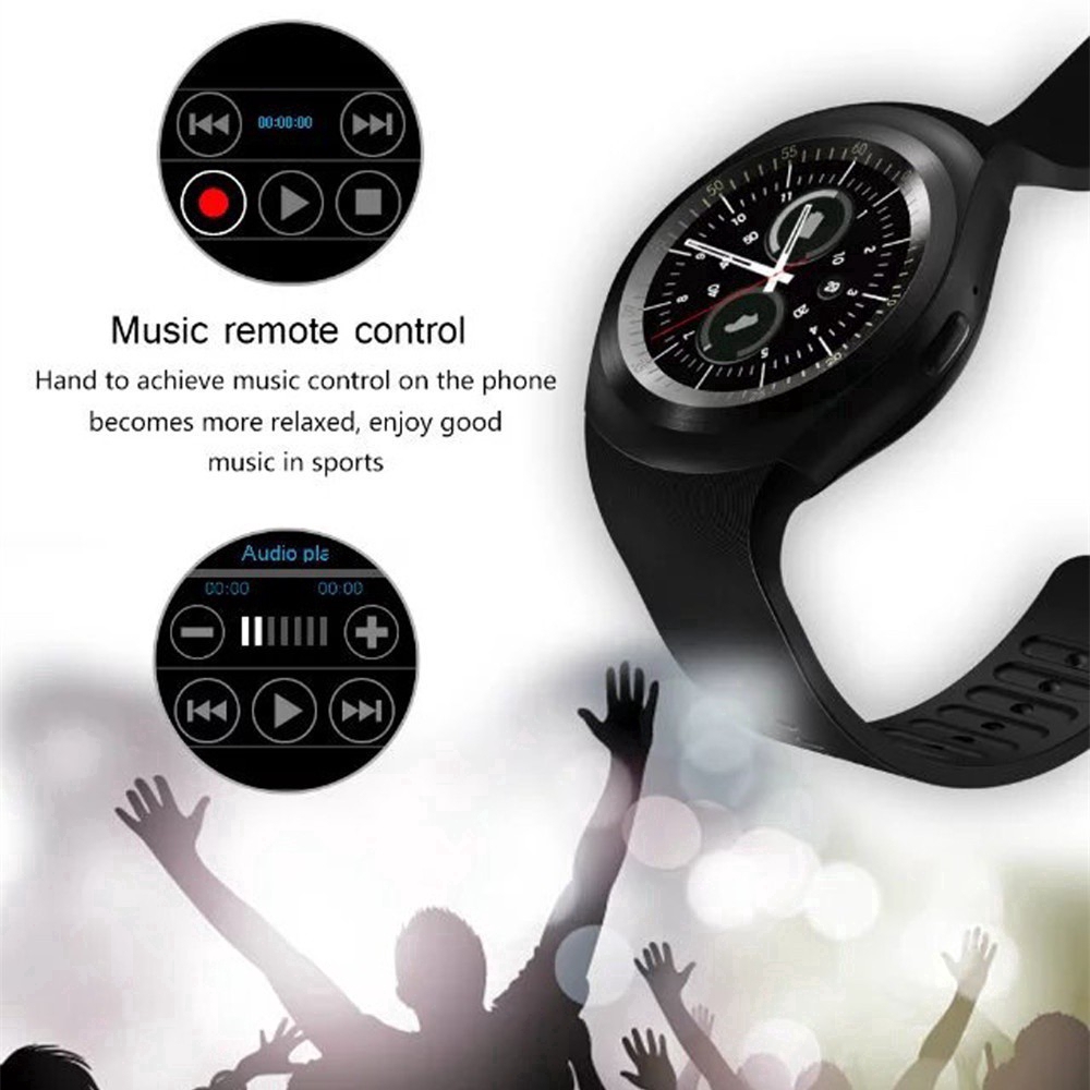 🚀Ready Stock ! Fast!!🚀【COD】Đồng hồ thông minh Y1 smart watch smartwatch kết nối bluetooth đo nhịp tim định vị trẻ em nghe gọi camera gps @stteam98