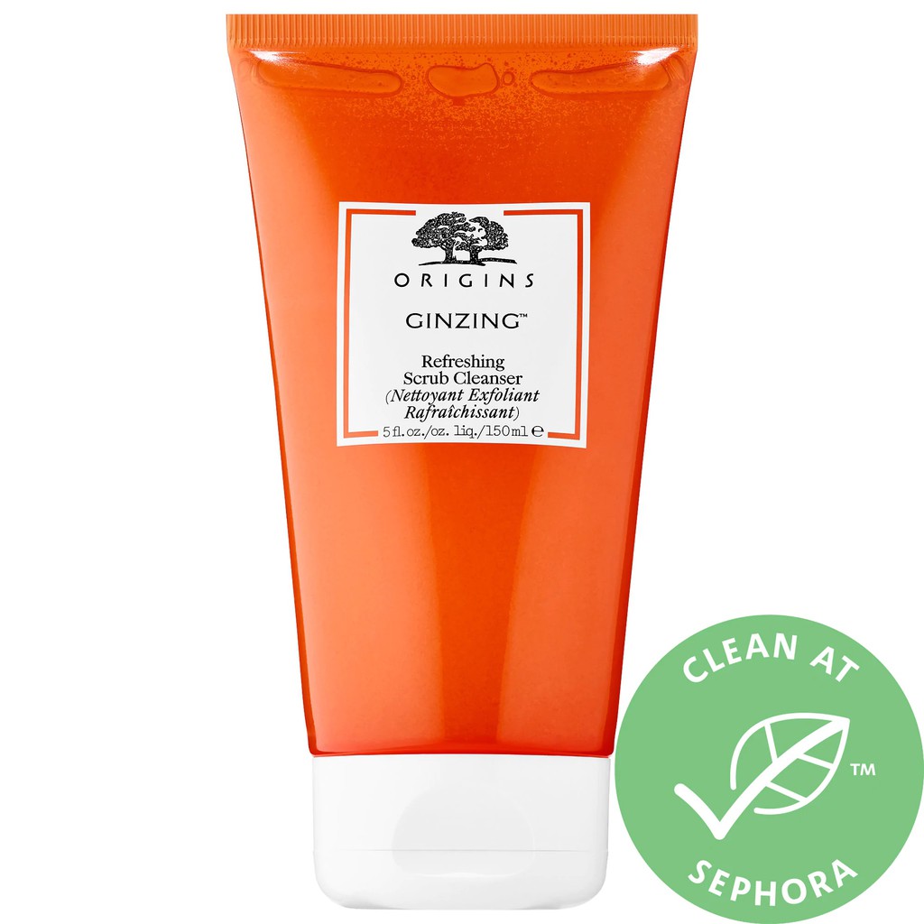 ORIGINS  Gel rửa mặt tẩy tế bào chết GinZing™ Refreshing Scrub Cleanser