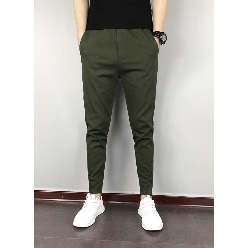 Quần Jogger Nam quốc dân Quần Kaki Nam ống bo chun Kiểu Dáng Hàn trẻ trung Mã JK03