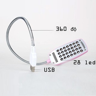 Đèn led gắn cổng usb 28 bóng siêu sáng