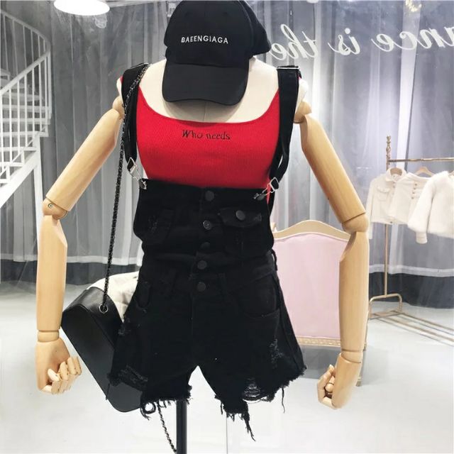 Quần yếm jean đùi cao cấp MDV110304 | BigBuy360 - bigbuy360.vn