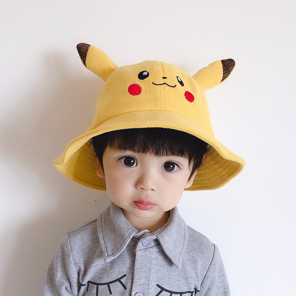 Mũ In Hình Pikachu Dễ Thương Cho Bé
