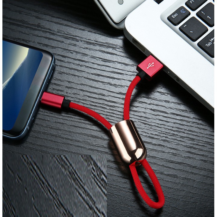 Cáp Cổng Lightning Có Móc Khóa Cao Cấp