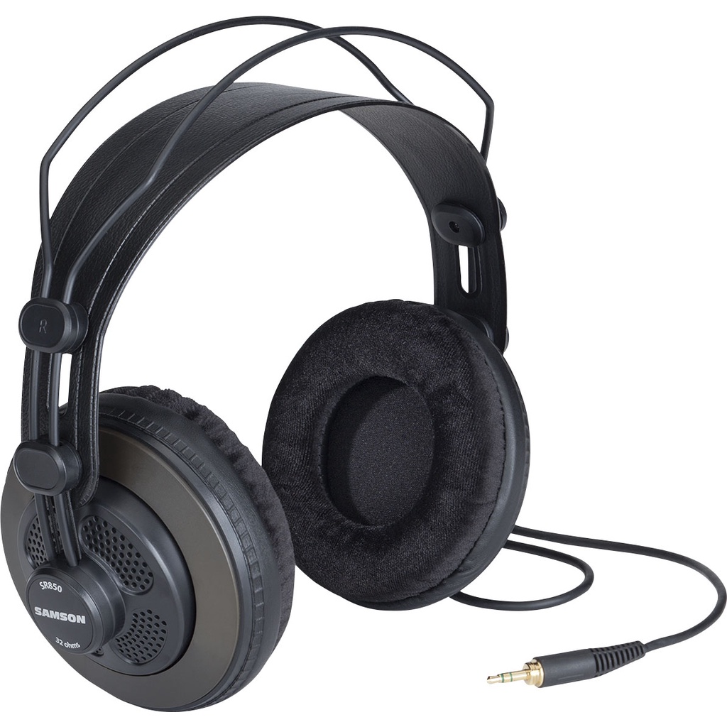 Tai nghe chụp tai kiểm âm phòng thu chuyên nghiệp Samson SR850 cổng 3.5mm